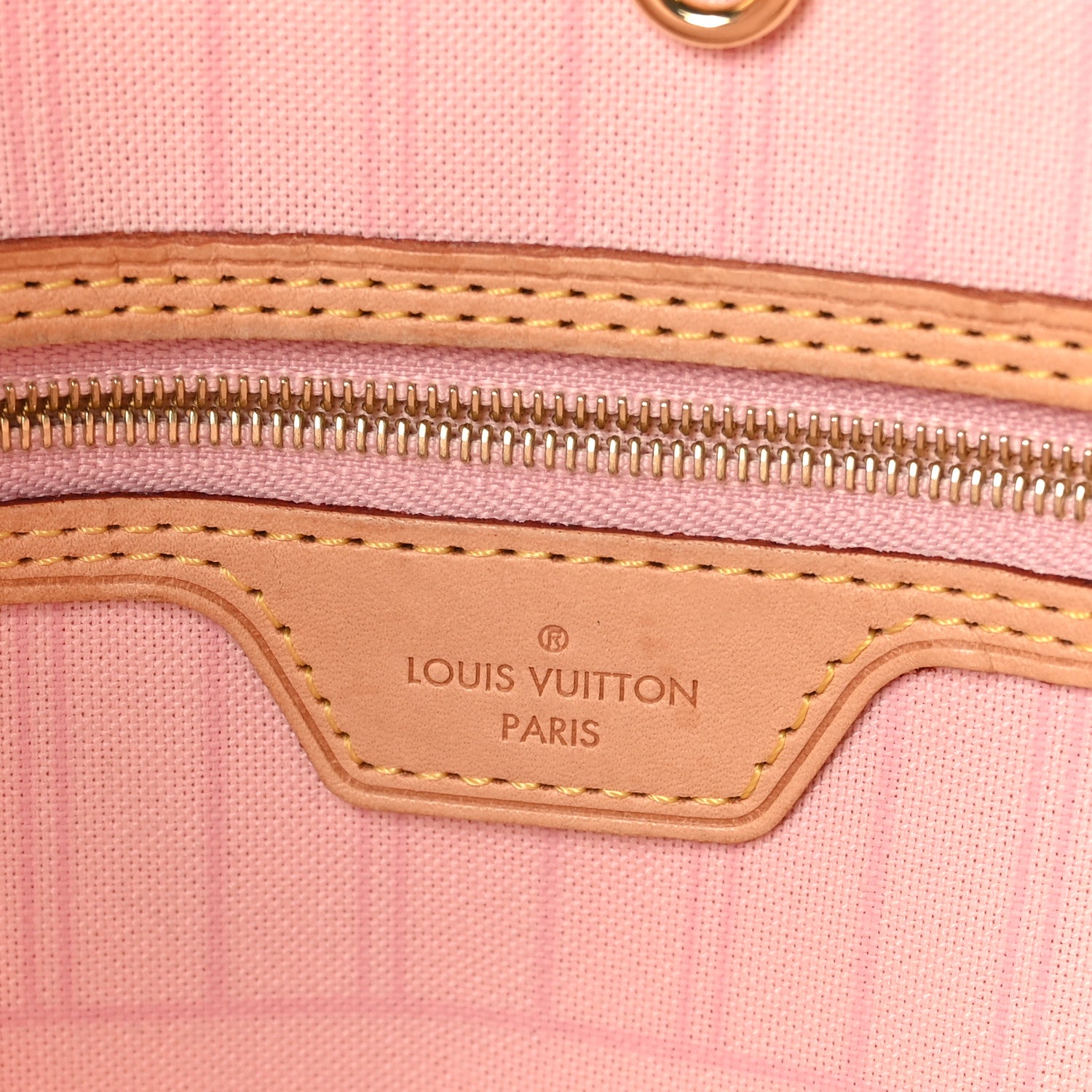 Louis Vuitton Damier Azur Neo Neverfull MM Rose Ballerine 6 of 8