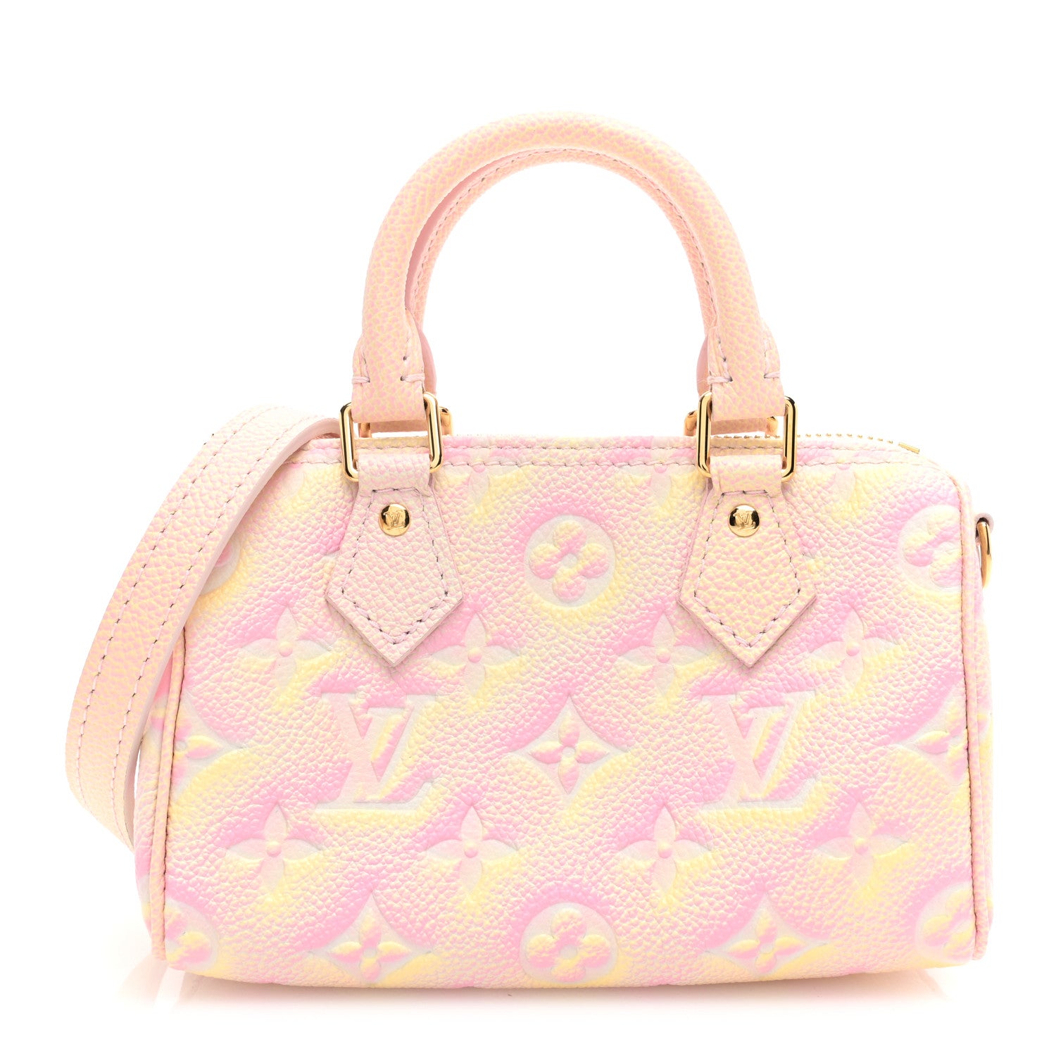 Louis Vuitton Empreinte Monogram Summer Stardust Nano Speedy Pink 1 of 10