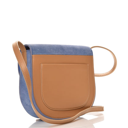 Celine Suede Small Trotteur Porcelain 2 of 8