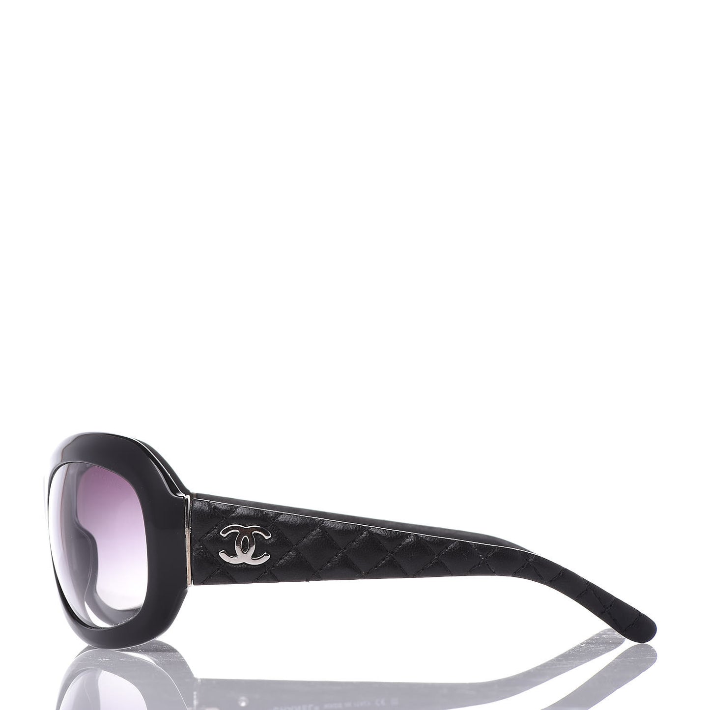 Lambskin Quilted CC Sunglasses 5116-Q Black