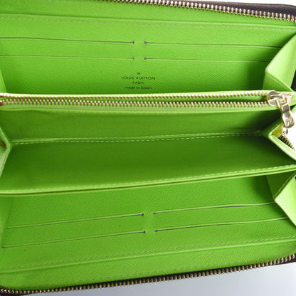 Louis Vuitton Monogram Graffiti Zippy Wallet Green 5 of 8