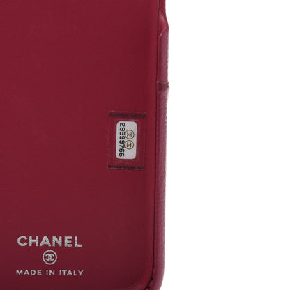 Chanel Caviar Quilted iPhone 11 Tech Case Dark Pink 6 of 9