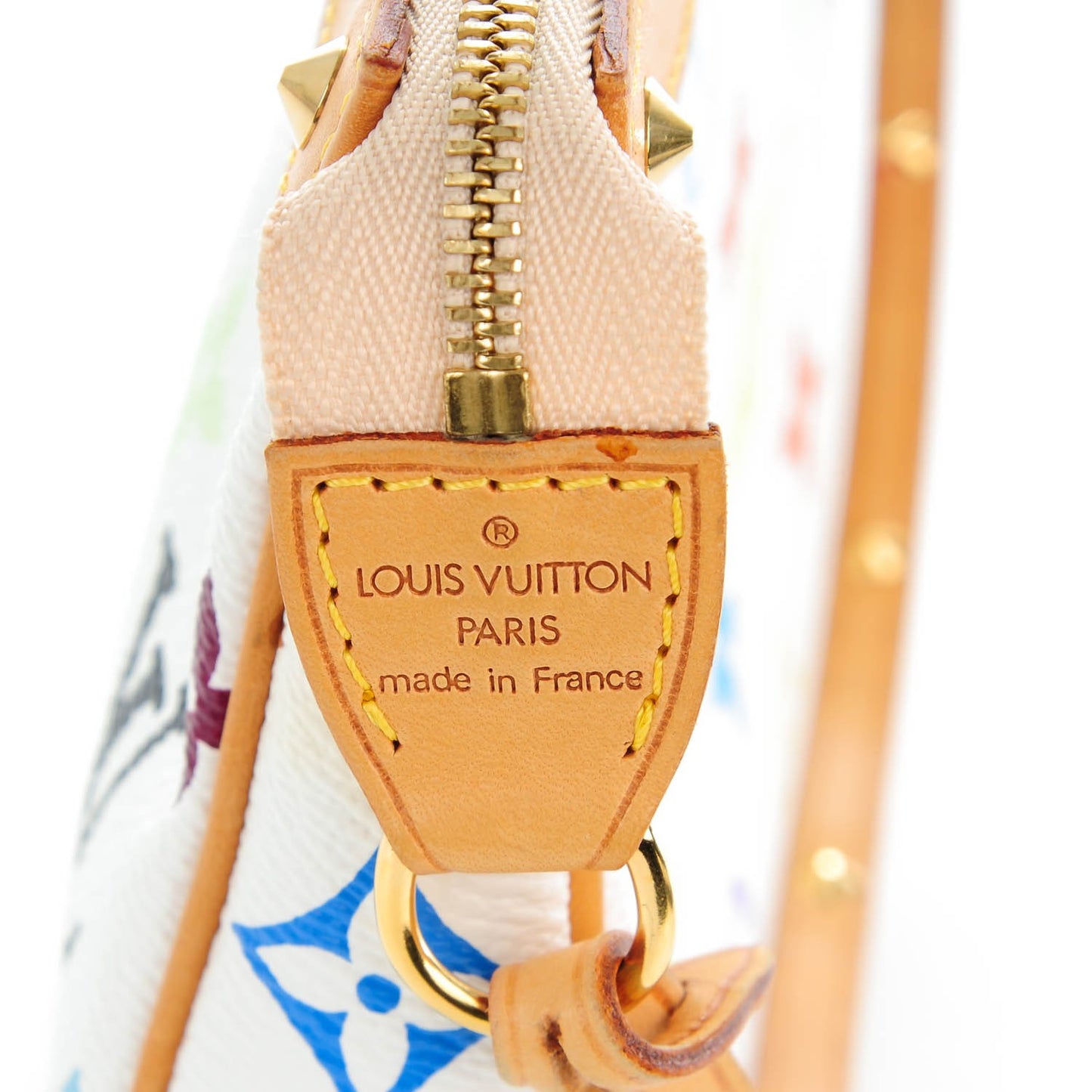 Monogram Multicolor Pochette Accessories White