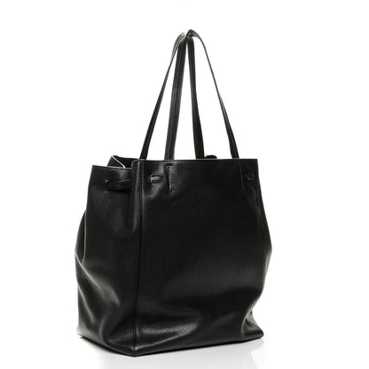 Celine Soft Grained Calfskin Medium Cabas Phantom Black 3 of 6