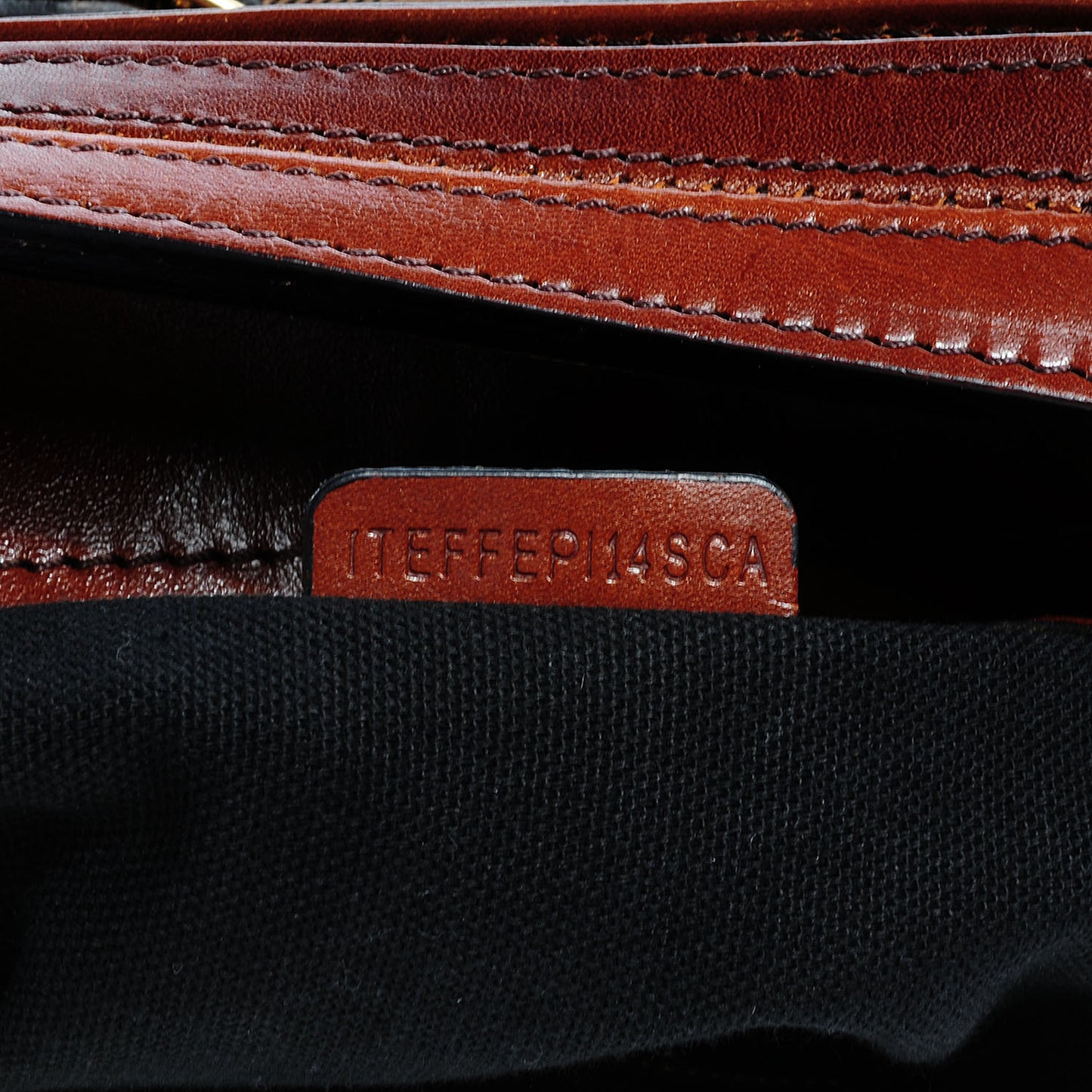 House Check Bridle Calfskin Small Dutton Hobo Dark Tan