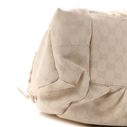 Gucci Monogram Medium Hysteria Tote  Off White 9 of 10