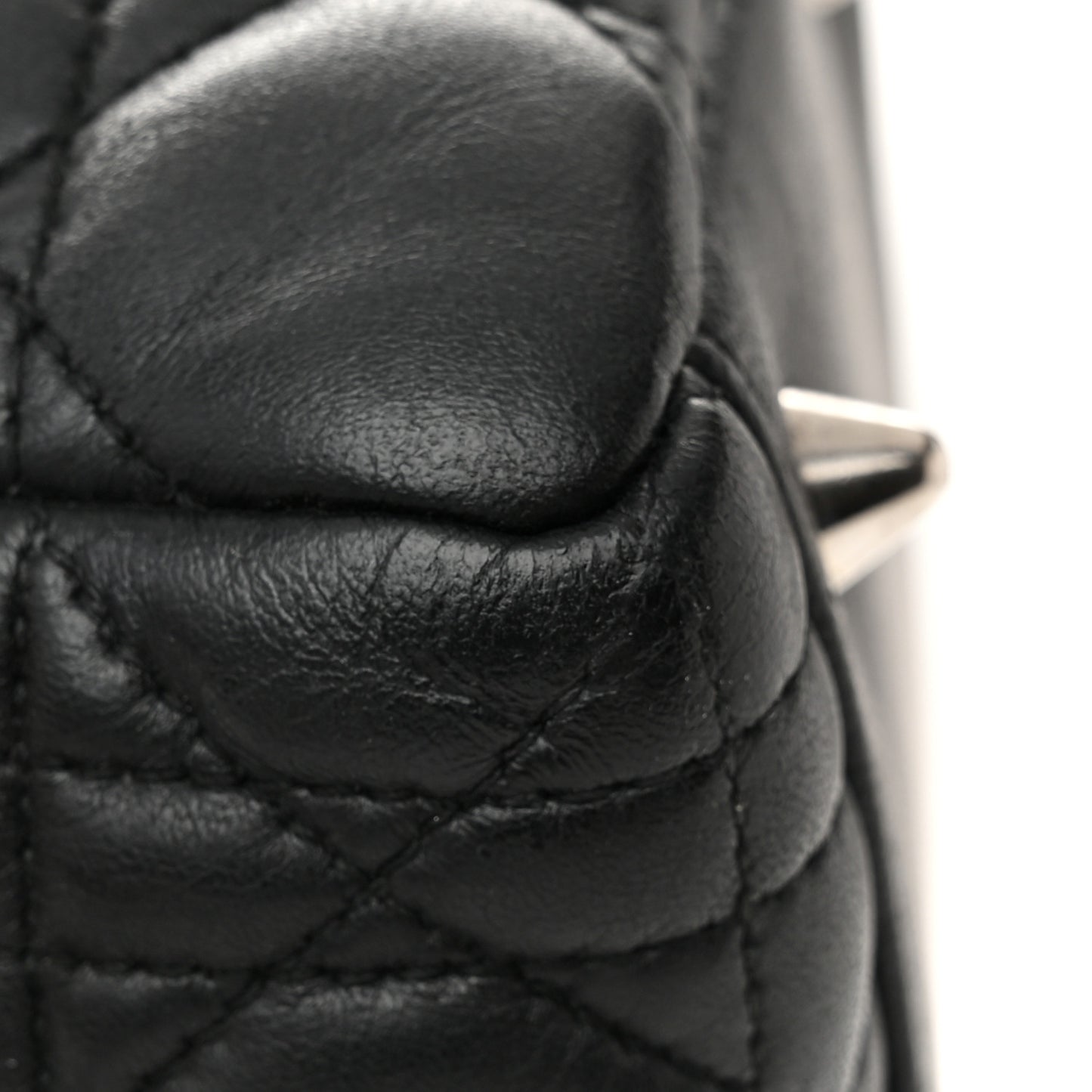 Lambskin Cannage Medium Lady Dior Black