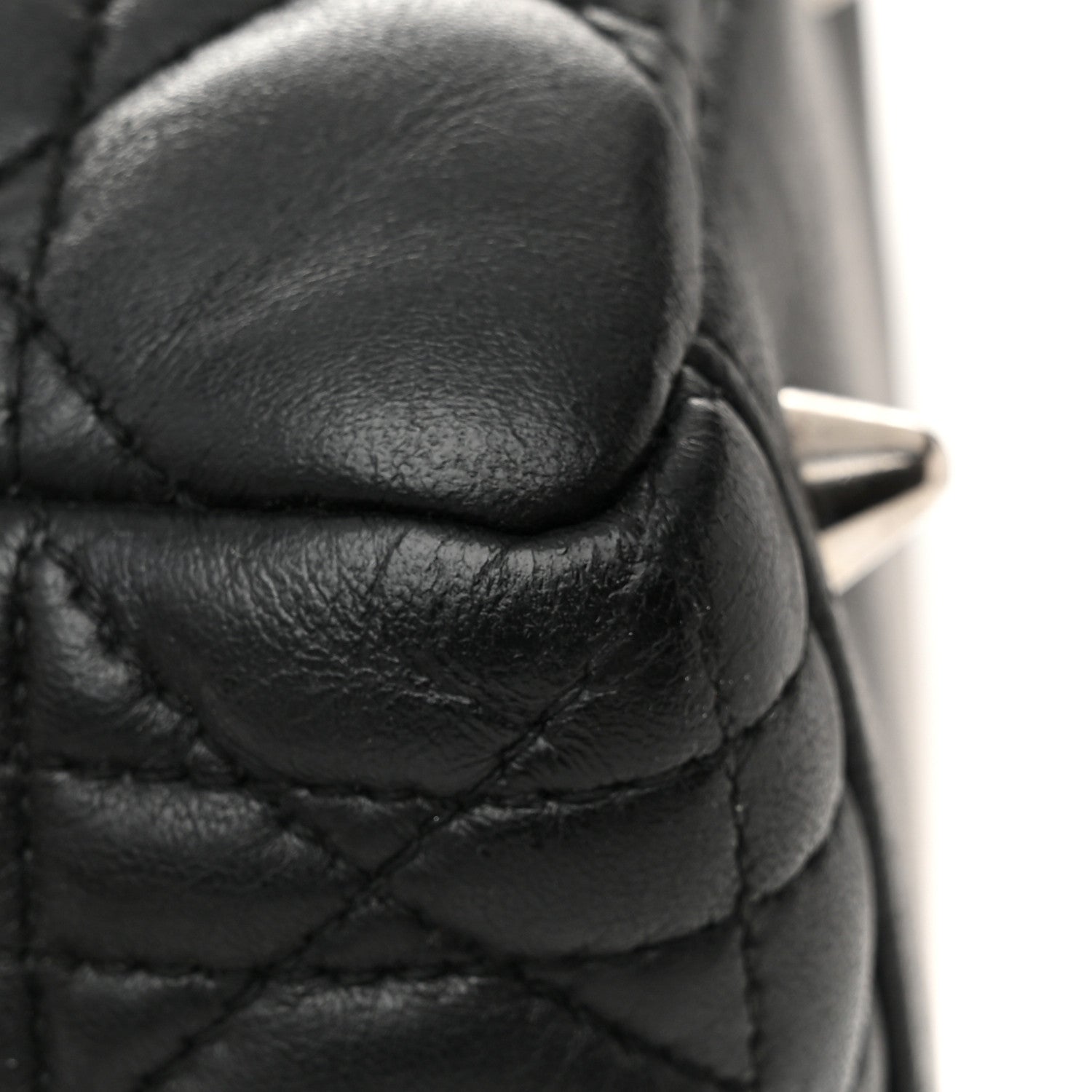 Christian Dior Lambskin Cannage Medium Lady Dior Black 12 of 15
