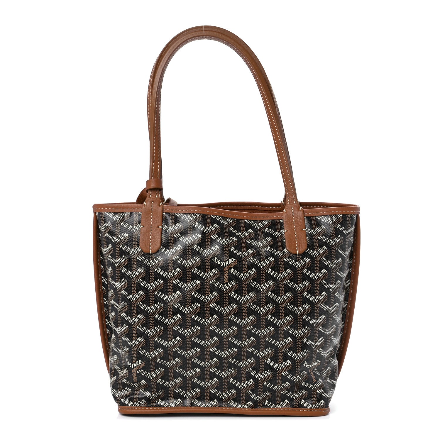 Goyard Goyardine Reversible Mini Anjou Black Gold 3 of 13