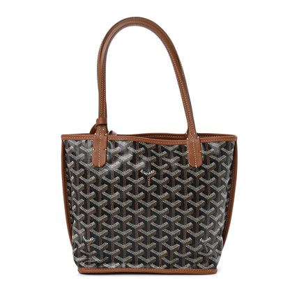 Goyard Goyardine Reversible Mini Anjou Black Gold 3 of 13