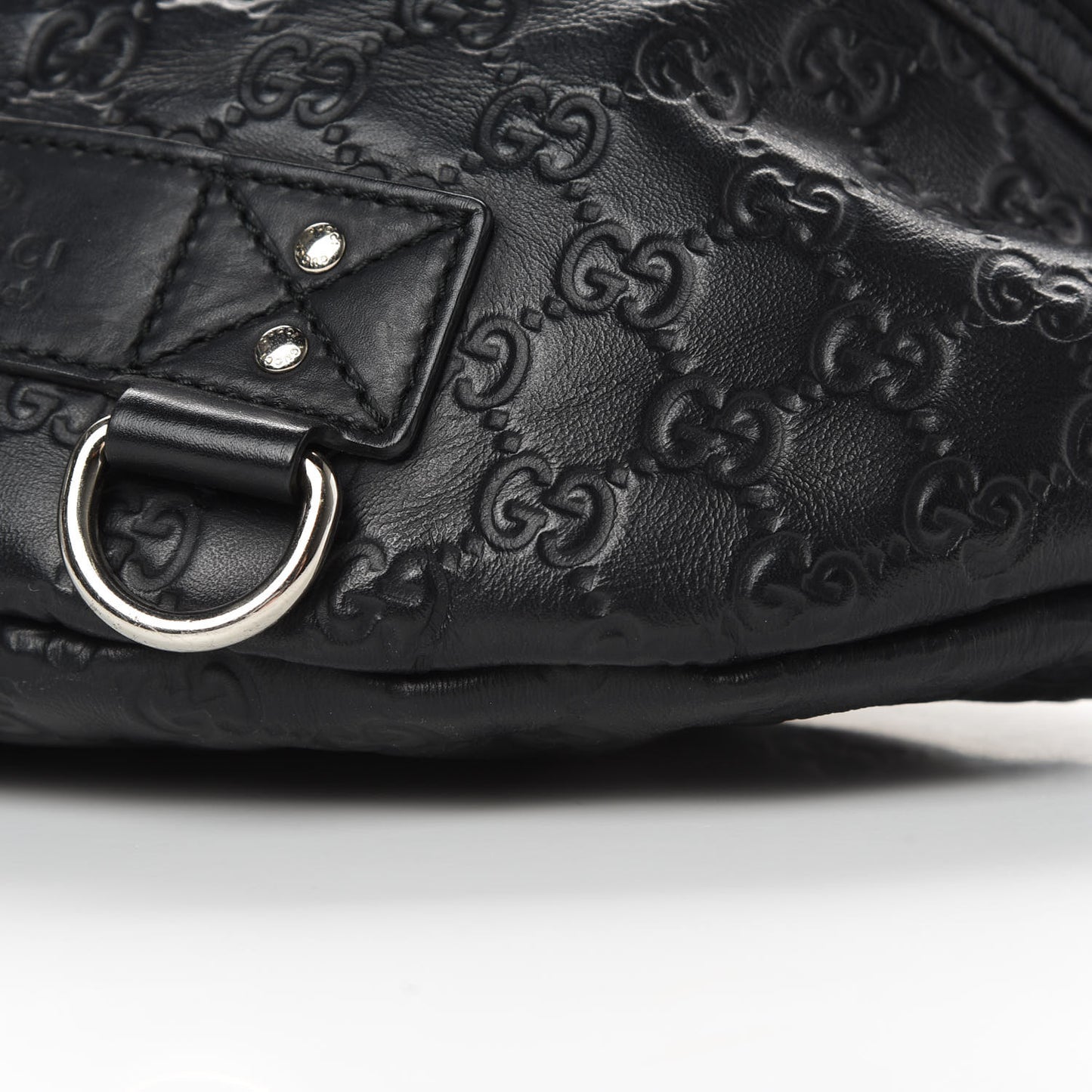 Guccissima Web Belt Bag Black