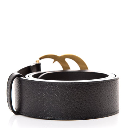 Gucci Textured Calfskin Double G 40mm Belt 85 34 Black 3 of 6