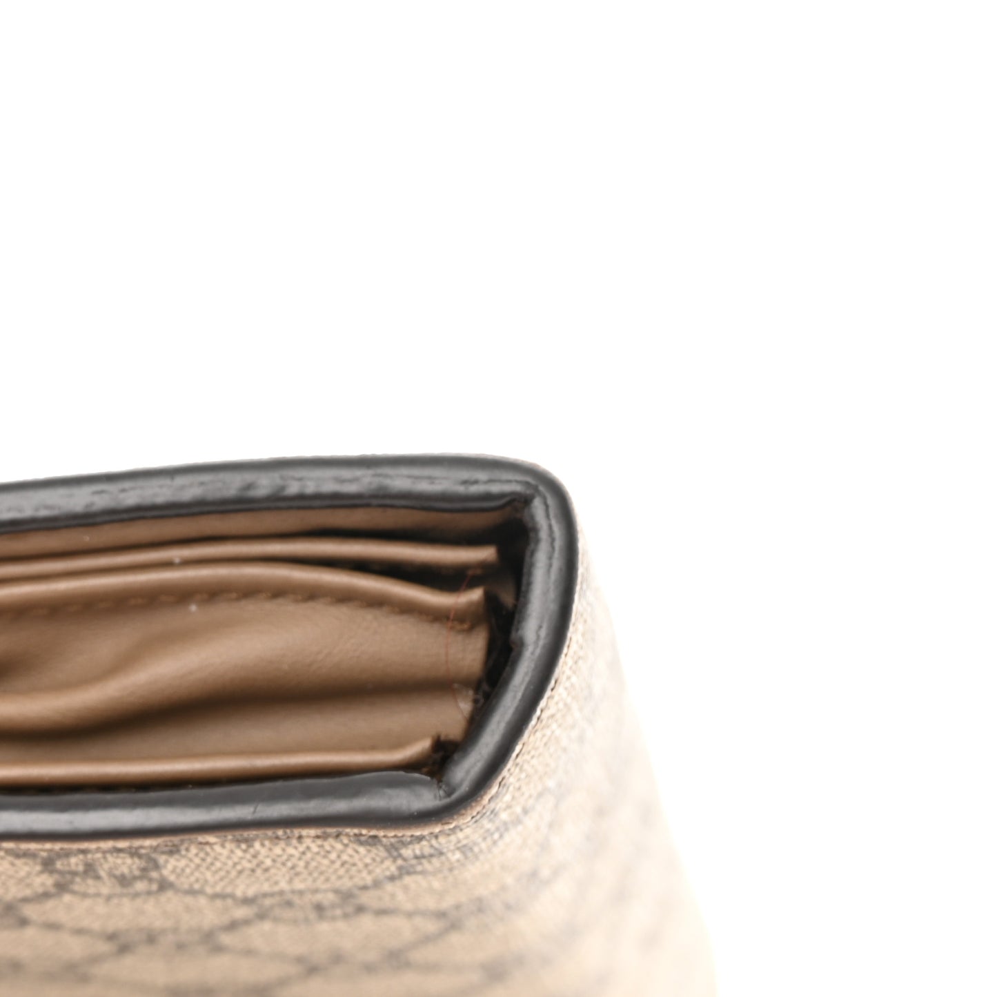 GG Supreme Monogram Mini Dionysus Chain Wallet Beige Taupe