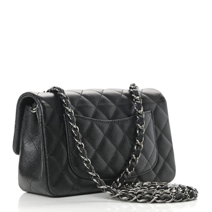 Chanel Iridescent Caviar Quilted Mini Rectangular Flap Black 3 of 11