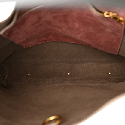 Chloe Grained Calfskin Marcie Hobo Tote Dark Nut 5 of 9