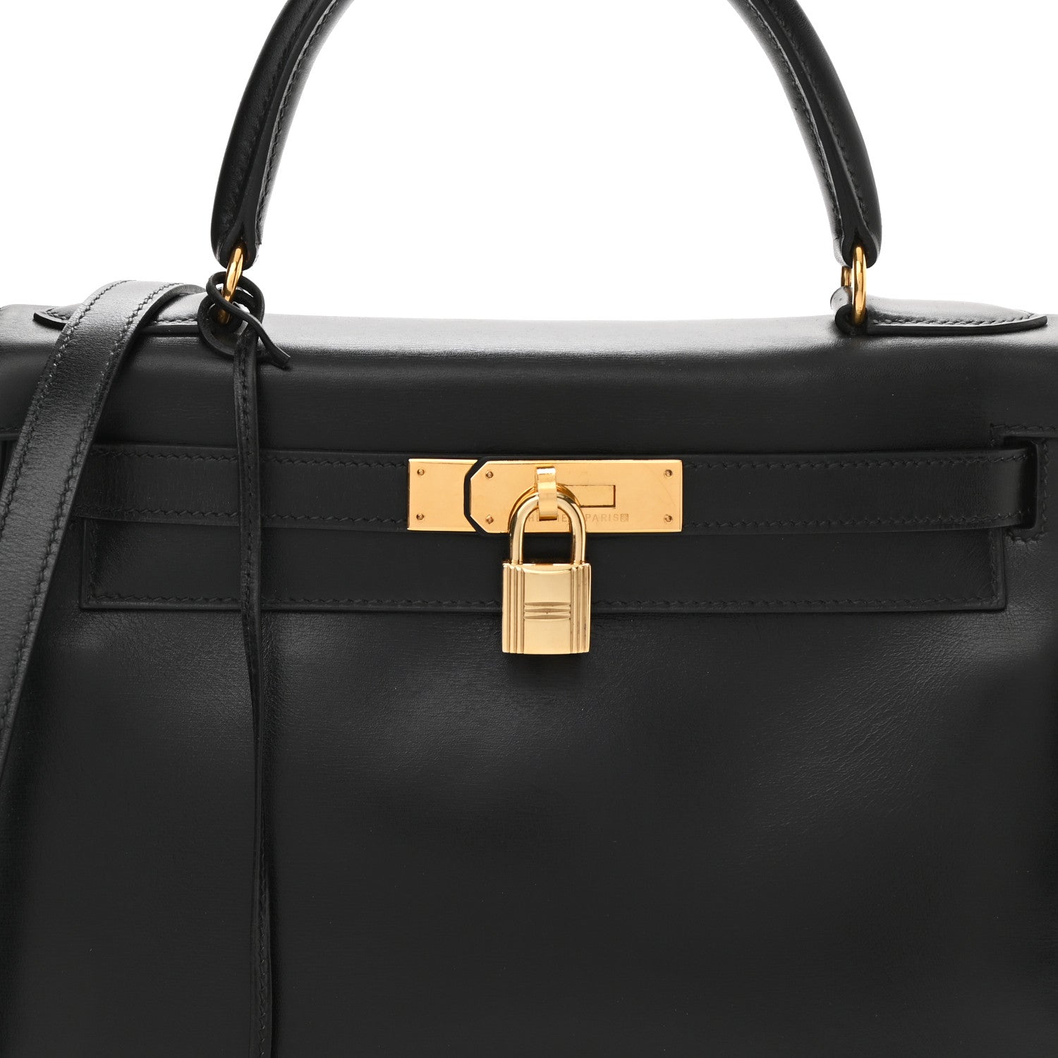 Hermes Box Kelly Retourne 28 Black 7 of 10