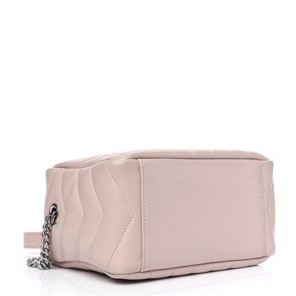 Saint Laurent Calfskin Y Quilted Monogram Small Loulou Bowling Bag Tender Pink 3 of 4