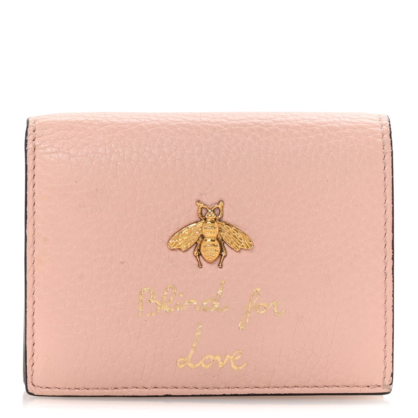 Cellarius Calfskin Blind for Love Card Case Wallet Perfect Pink