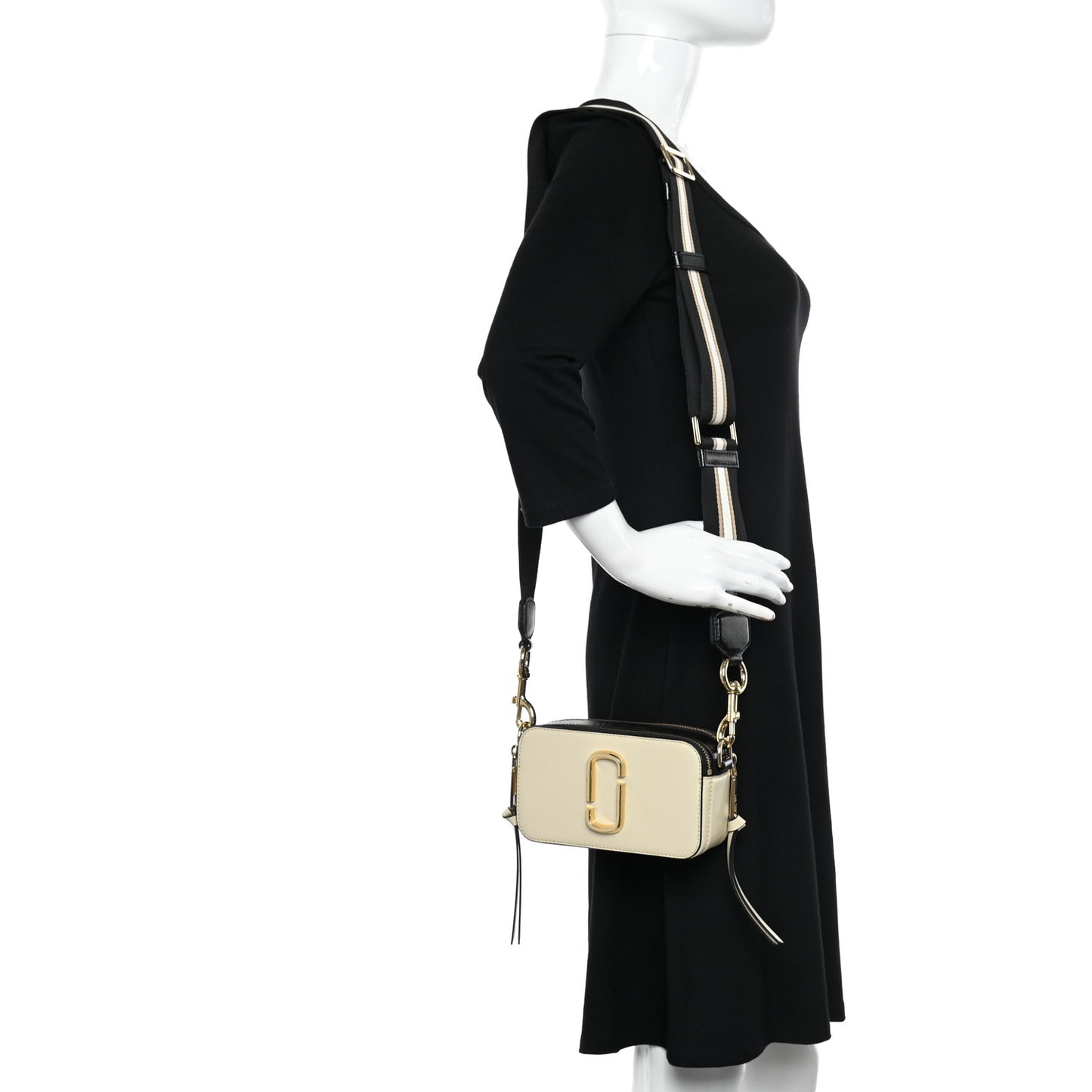 Saffiano Small Snapshot Camera Bag New Cloud White Multicolor