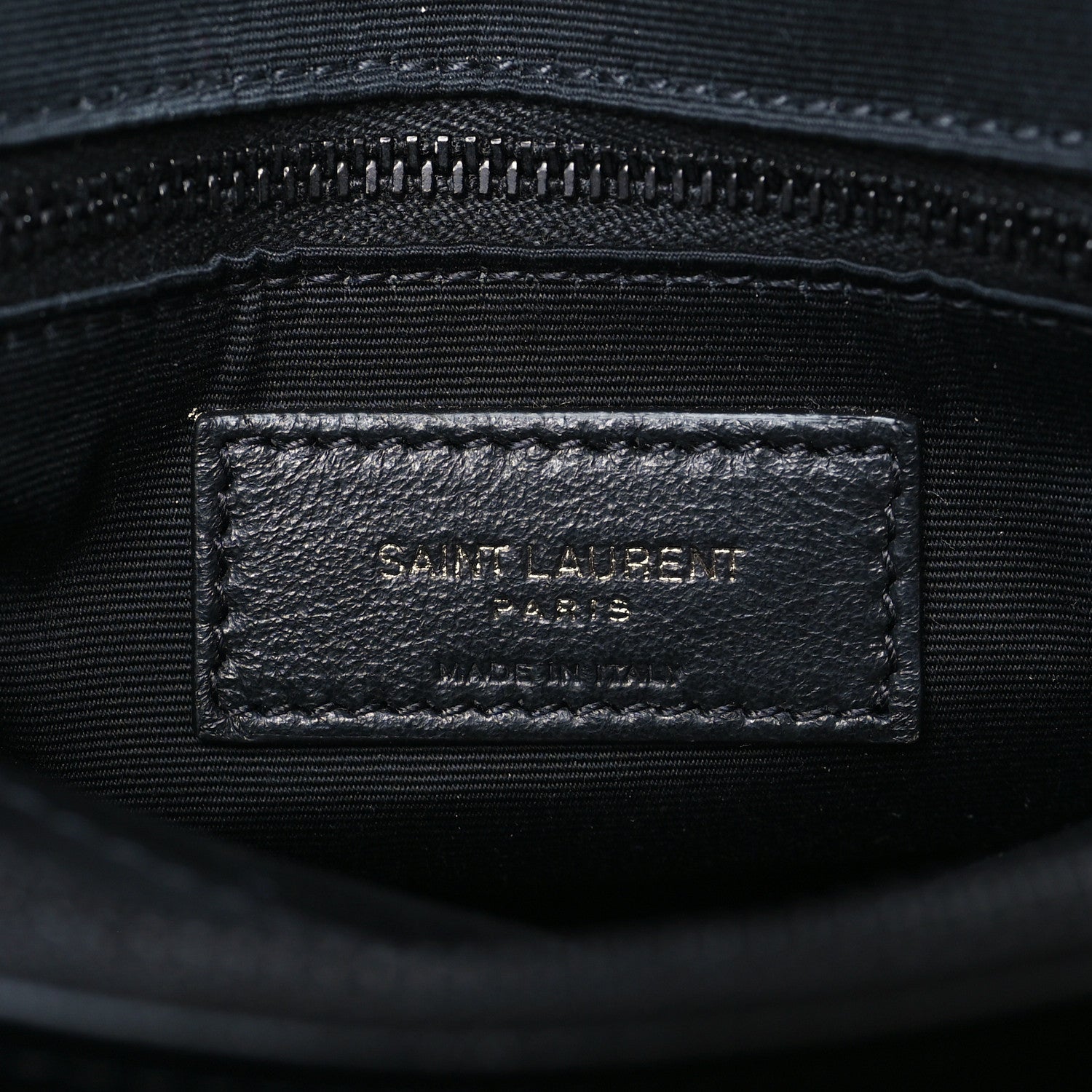 Saint Laurent Calfskin Y Quilted Monogram Monochrome Medium Loulou Chain Satchel Black 6 of 10
