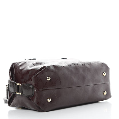 Gucci Imprime Monogram Small Boston Bordeaux 4 of 11
