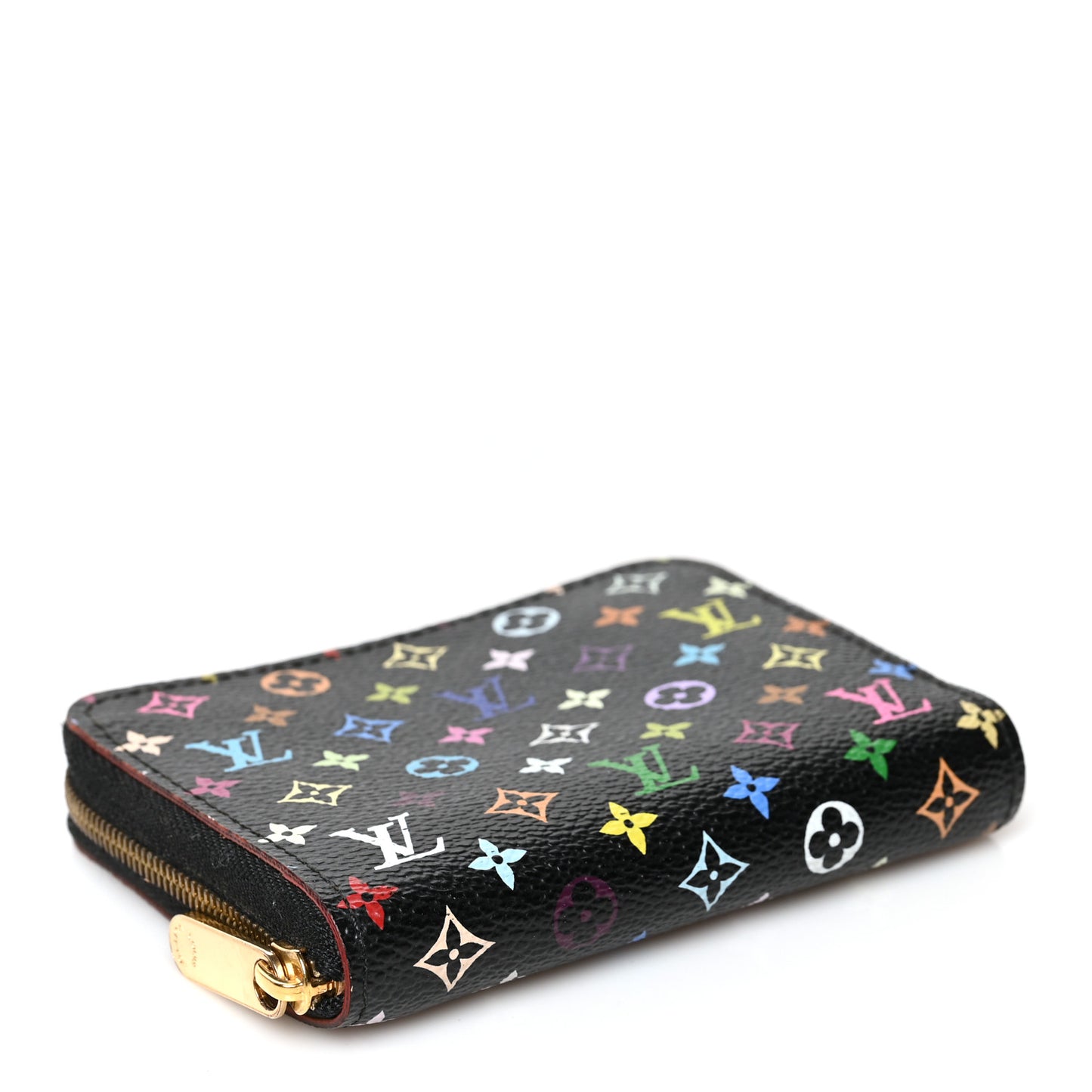 Monogram Multicolor Zippy Coin Purse Black