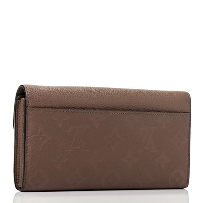 Louis Vuitton Empreinte Sarah Wallet NM Taupe Glace 3 of 6