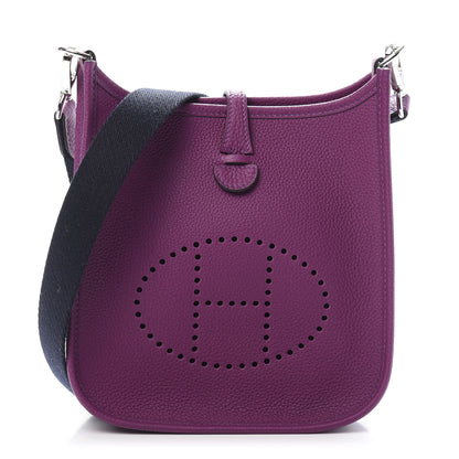 Hermes Taurillon Maurice Amazone Evelyne TPM Anemone Blue Indigo 1 of 11