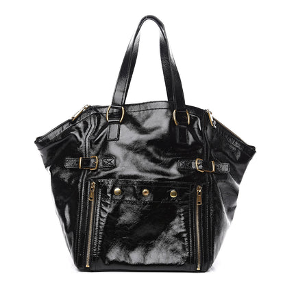 Saint Laurent Patent Medium Downtown Black 1 of 13