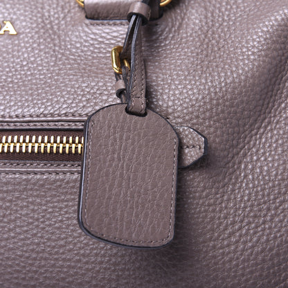 Prada Vitello Daino Shopping Satchel Argilla 12 of 14