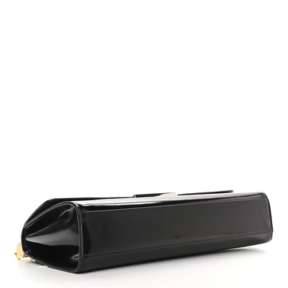 Dolce & Gabbana Shiny Calfskin 90's Sicily Bag Black 4 of 9