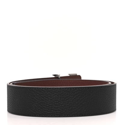 Louis Vuitton Taurillon Calfskin 40mm LV Tilt Reversible Belt 95 38 Navy Cognac 2 of 5