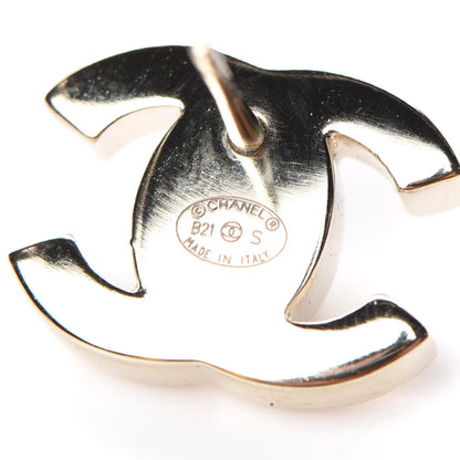 Chanel Metal CC Turnlock Earrings Gold 4 of 4
