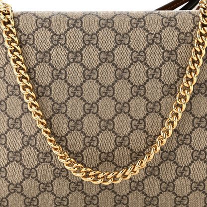 Gucci GG Supreme Monogram Large Linea A Hobo Light Brown 8 of 15