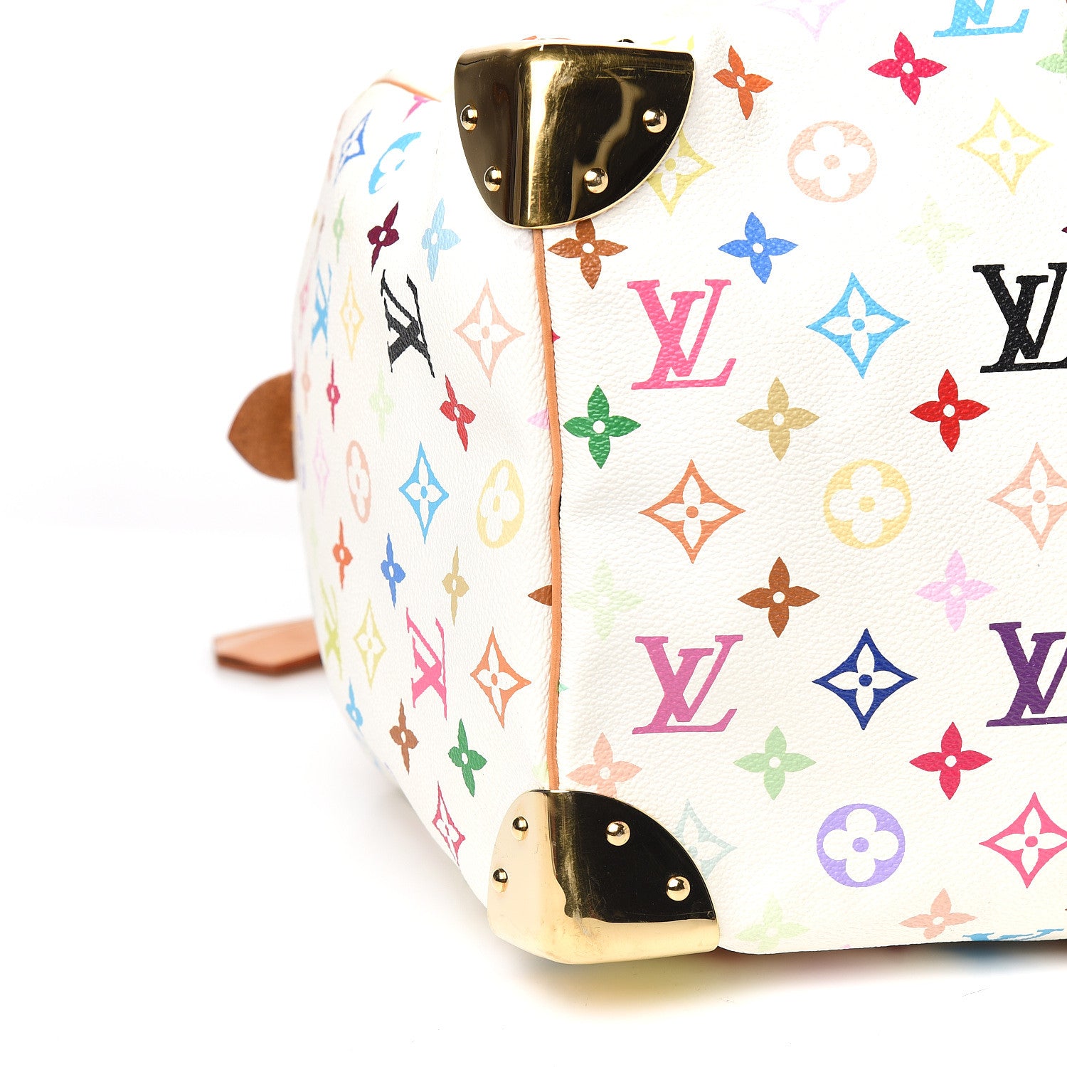 Louis Vuitton Monogram Multicolor Keepall 45 White 6 of 8