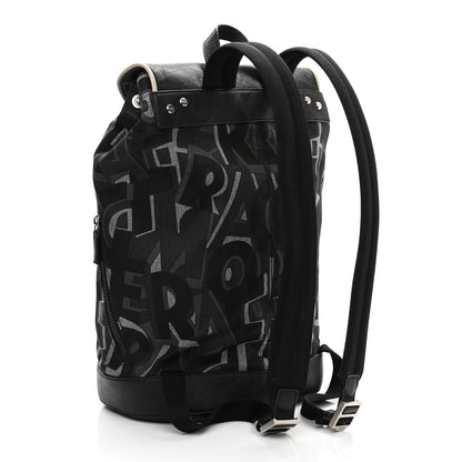 Salvatore Ferragamo Canvas Fusion Backpack Black Multicolor 2 of 11