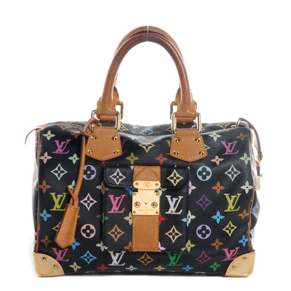 Louis Vuitton Monogram Multicolor Speedy 30 Black 1 of 8