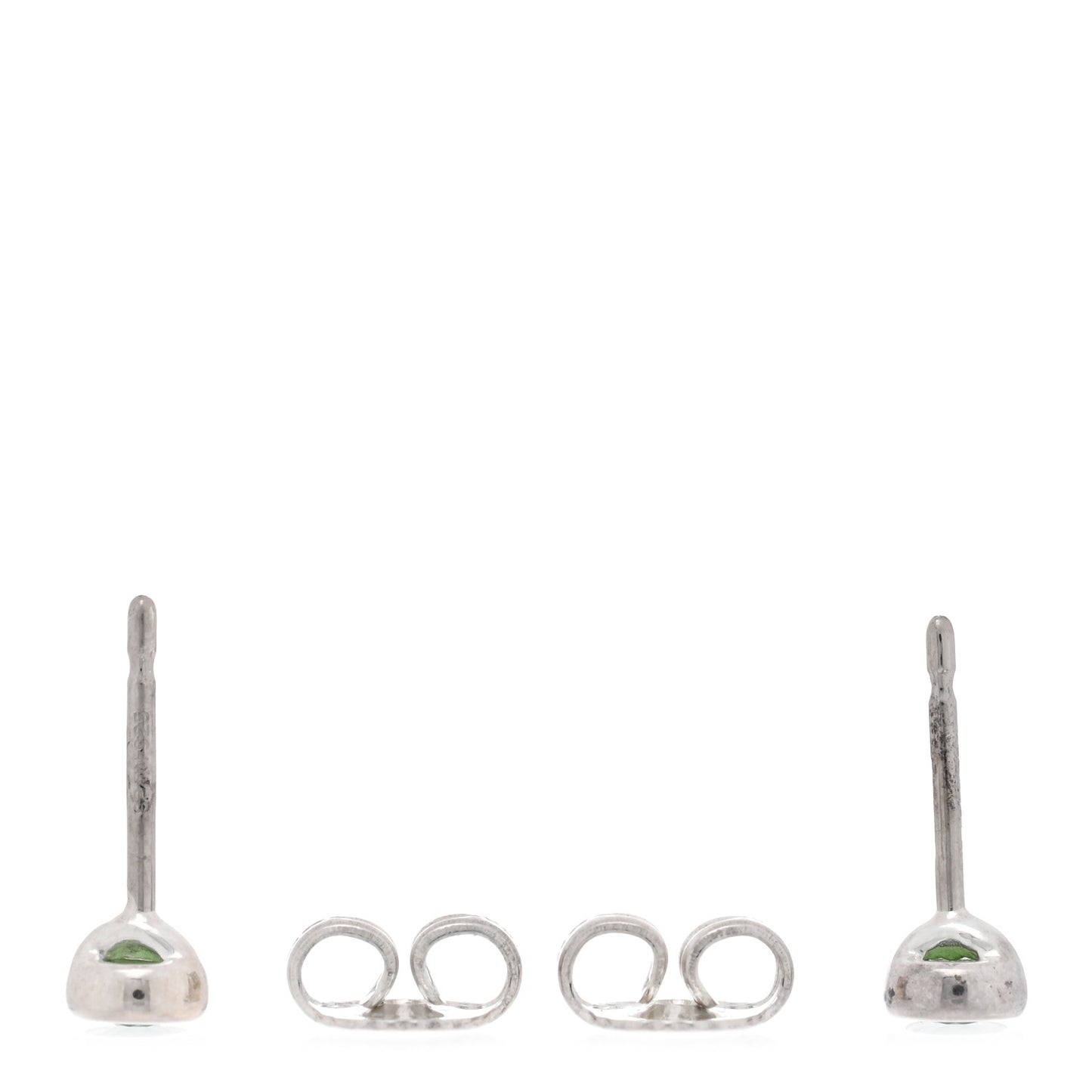 Sterling Silver Tsavorite Color By The Yard Earrings