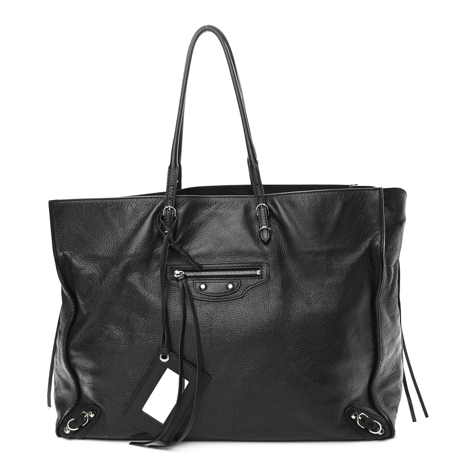 Balenciaga Supple Calfskin Papier A4 Zip Around Tote Black 1 of 10
