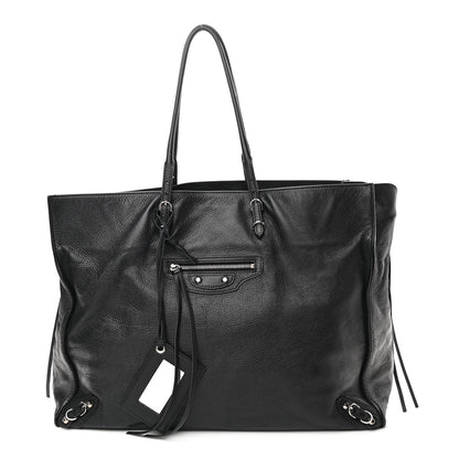 Balenciaga Supple Calfskin Papier A4 Zip Around Tote Black 1 of 10