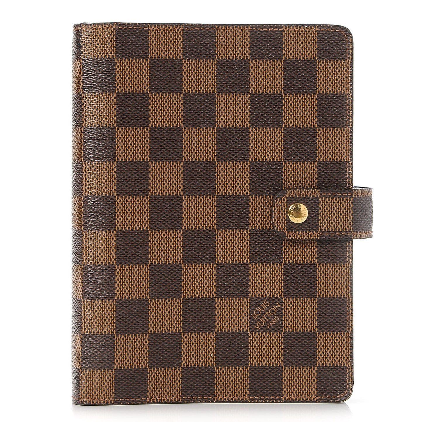 Damier Ebene Medium Ring Agenda Cover