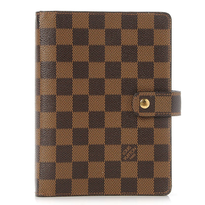 Louis Vuitton Damier Ebene Medium Ring Agenda Cover 1 of 7