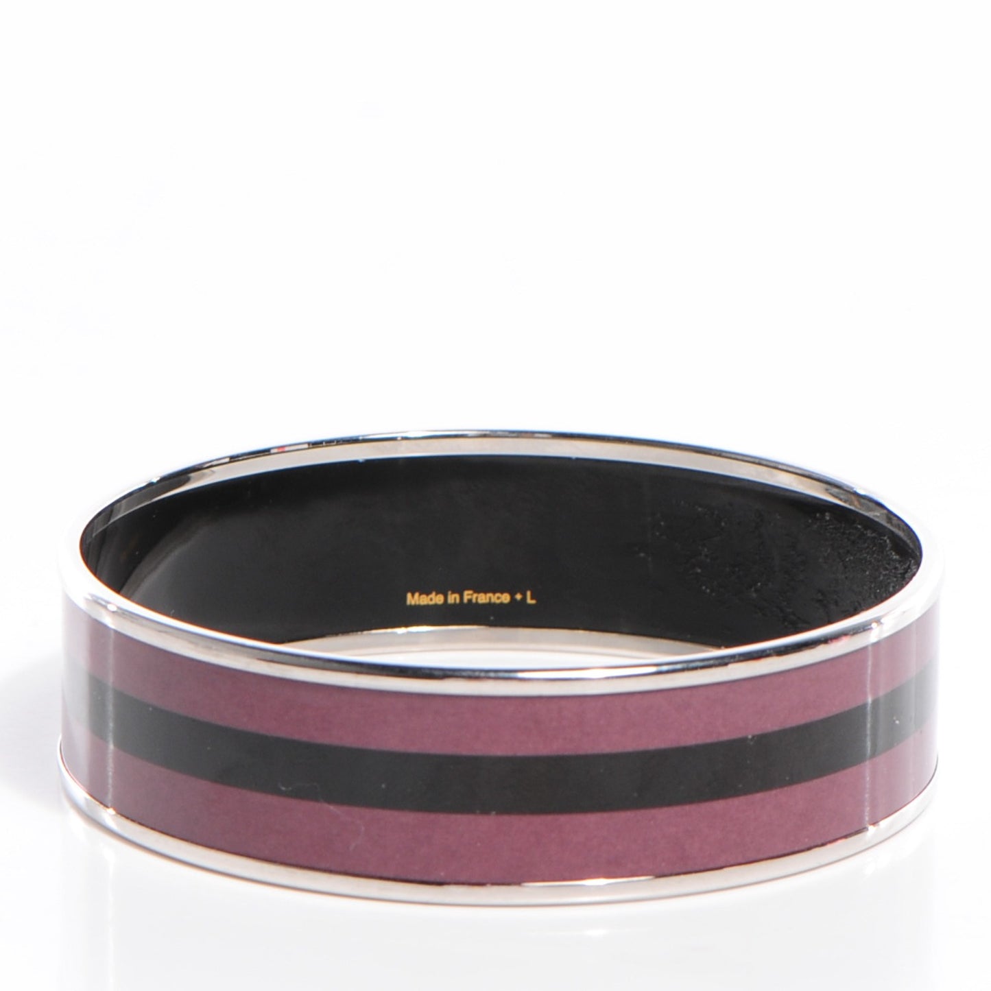 Enamel Printed Wide Bracelet 70 Violine