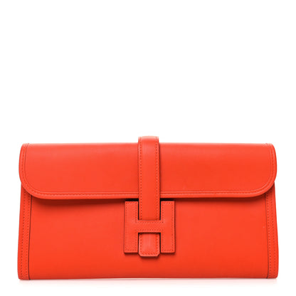 Hermes Swift Jige Elan 29 Clutch Capucine 1 of 11