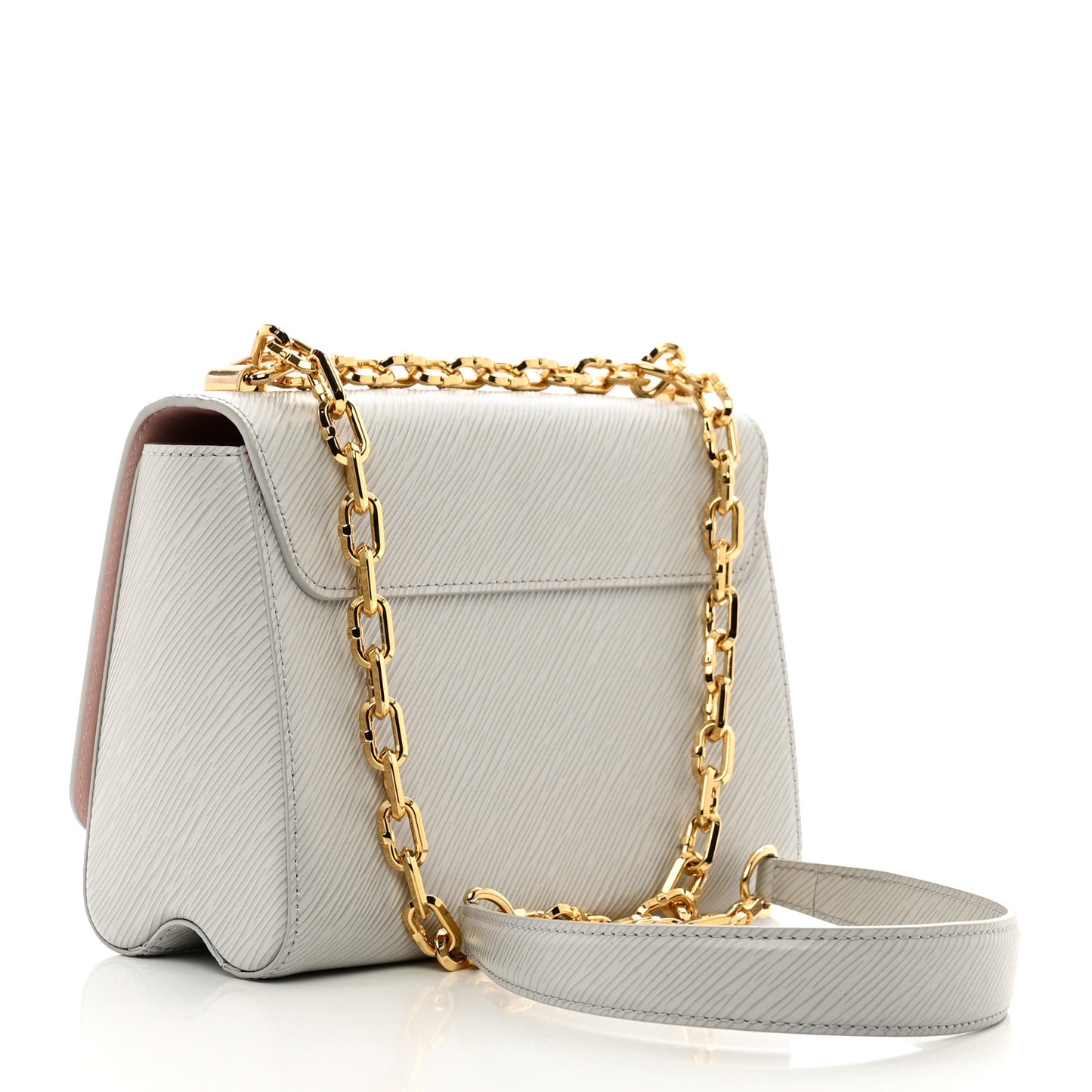 Epi Twist Shoulder Bag MM Gris