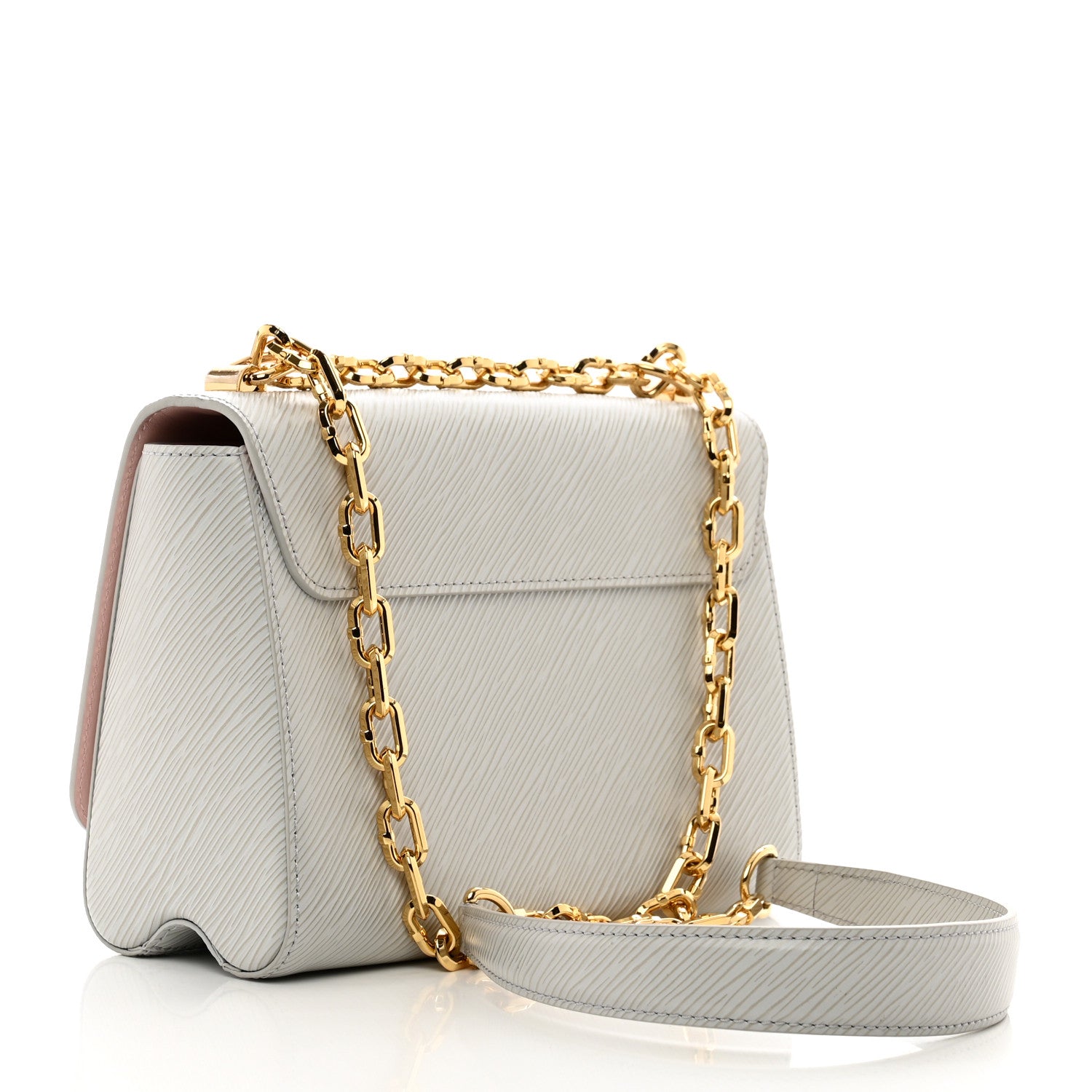 Louis Vuitton Epi Twist Shoulder Bag MM Gris 3 of 9