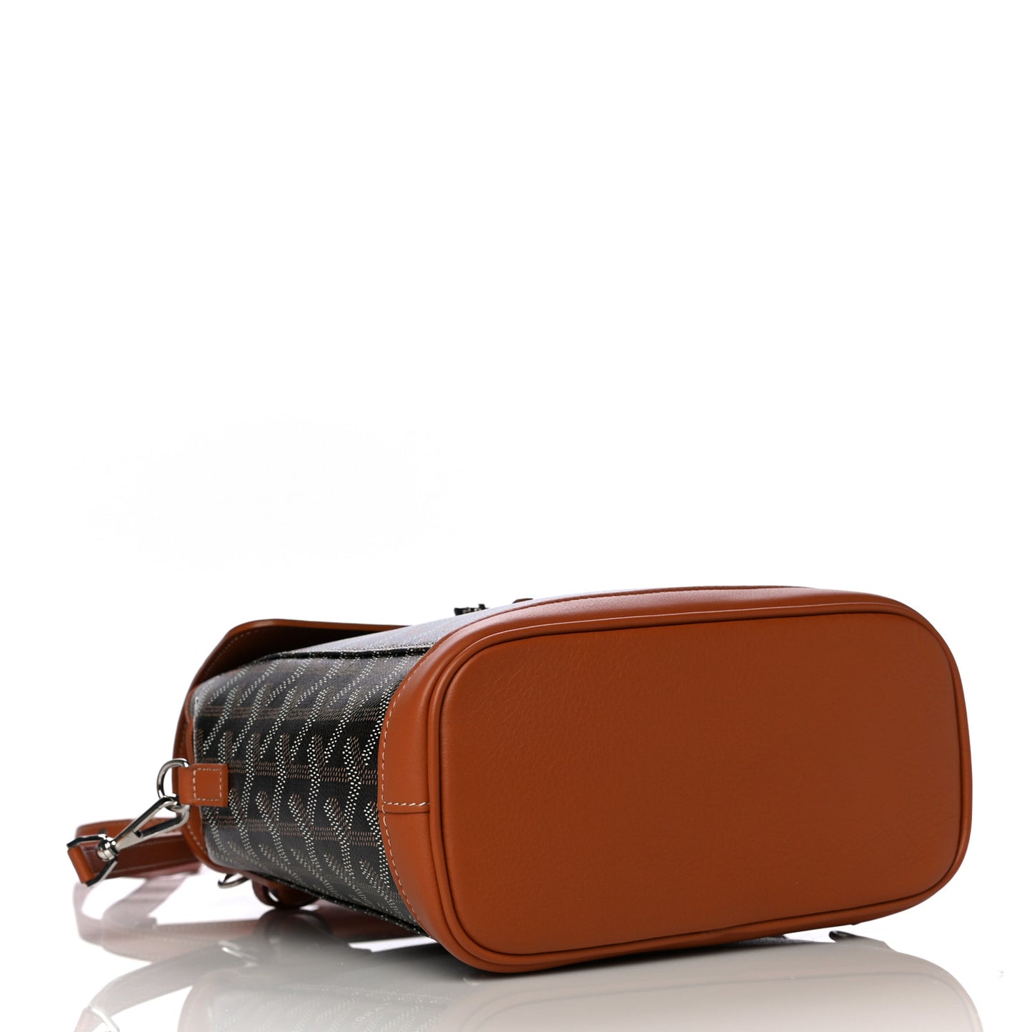 Goyardine Calfskin Mini Alpin Backpack Black Gold