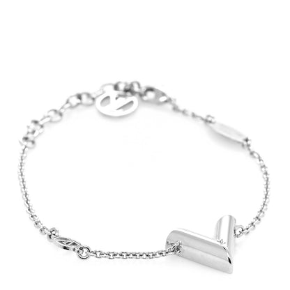 Louis Vuitton Essential V Supple Bracelet Silver 1 of 6