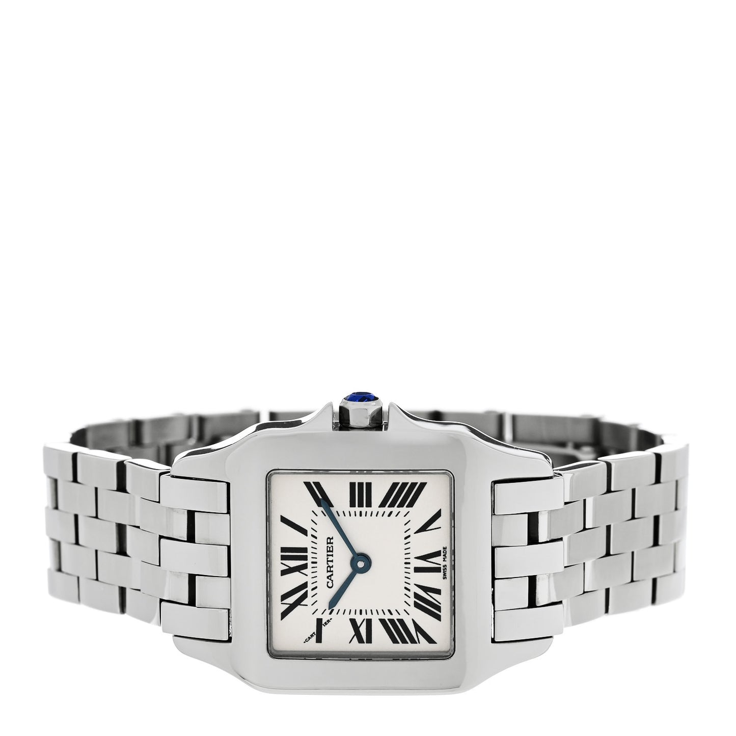 Stainless Steel 26mm Santos Demoiselle Quartz Watch