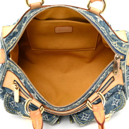 Louis Vuitton Monogram Denim Neo Speedy Blue 5 of 22